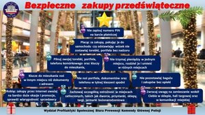 grafika z przestrogami dotyczącymi bezpiecznych zakupów