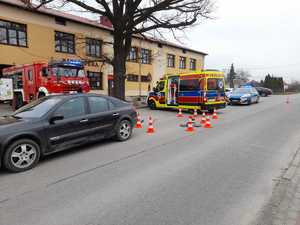 Zdjęcie z miejsca potrącenia w Lipnicy.