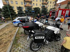 zdjęcie policjantów podczas pikniku