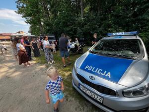 Policjanci podczas spotkania z dziećmi
