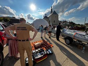 Policjanci podczas pikniku
