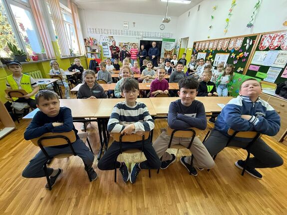 Policjanci z Raniżowa Kolejny raz odwiedzili przedszkolaków
