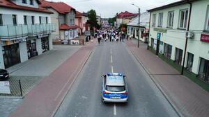 Policjanci czuwali nad bezpieczeństwem uczestników procesji Bożego Ciała