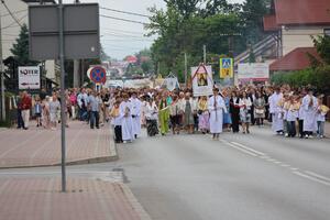Policjanci czuwali nad bezpieczeństwem uczestników procesji Bożego Ciała