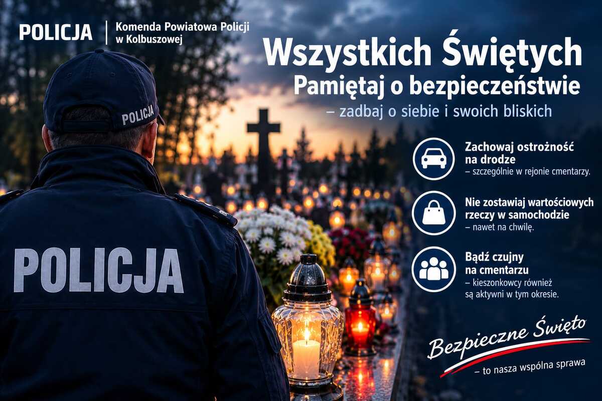 Policja w Kolbuszowej zapowiada działania w dniu Wszystkich Świętych